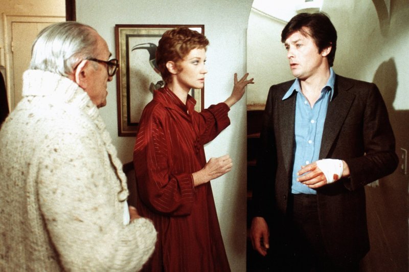 (v.l.n.r.) Me Ritter (Charles Vanel); Muriel (Carla Gravina); Jacques Batkin (Alain Delon) – Bild: 1976 STUDIOCANAL – Filmes S.P.A. Lizenzbild frei