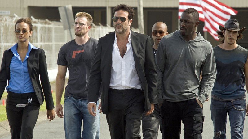 ?The Losers? ist ein Team einer Eliteeinheit der Special Forces (v.li.n.re.: Zoe Saldana, Chris Evans, Jeffrey Dean Morgan, Columbus Short, Idris Elba und Oscar Jaenada) – Bild: RTL Zwei ?The Losers? ist ein Team einer Eliteeinheit der Special Forces (v.li.n.re.: Zoe Saldana, Chris Evans, Jeffrey Dean Morgan, Columbus Short, Idris Elba und Oscar Jaenada) – Bild: RTL Zwei