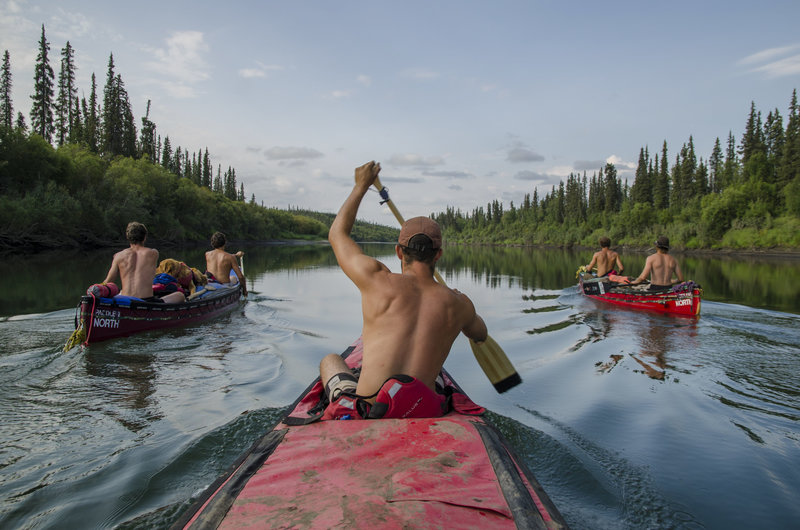 Mit dem Kanu Richtung Norden – Bild: Planet