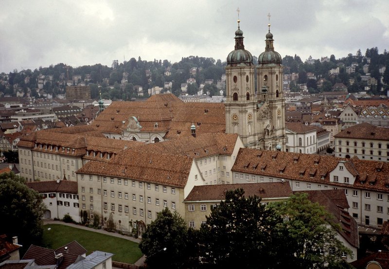 Kloster St. Gallen in der Schweiz. – Bild: ZDF und SWR/​E. Pal