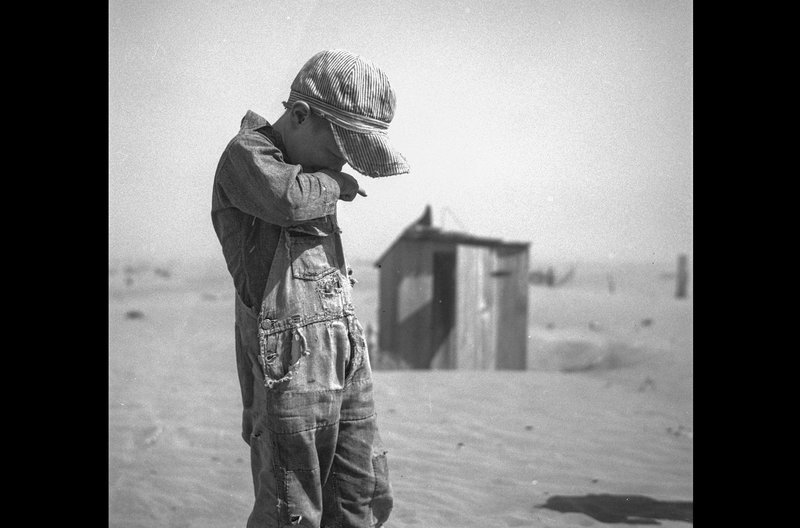 Verheerende Staubstürme und Bodenerosionen in der sogenannten „Dust Bowl“ vertrieben viele US-amerikanische Farmer in den 1930er Jahren aus ihrer Heimat. – Bild: arte