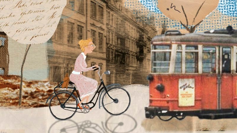 Mit Rosa und dem Rad durch das 20. Jahrhundert. – Bild: MDR/​Daniela Opp