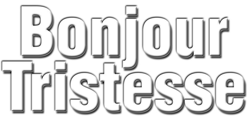 BONJOUR TRISTESSE – Logo – Bild: 1958, renewed 1986 Columbia Pictures Industries, Inc. All Rights Reserved. Lizenzbild frei