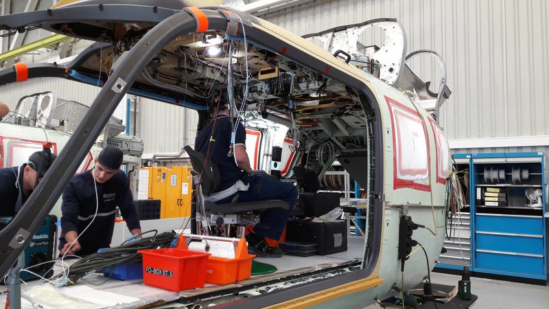 Bildunterschrift: Im Werk in Donauwörth entstehen die Airbus-Hubschraubermodelle H135, H145, Tiger und NH90. – Bild: N24 Doku