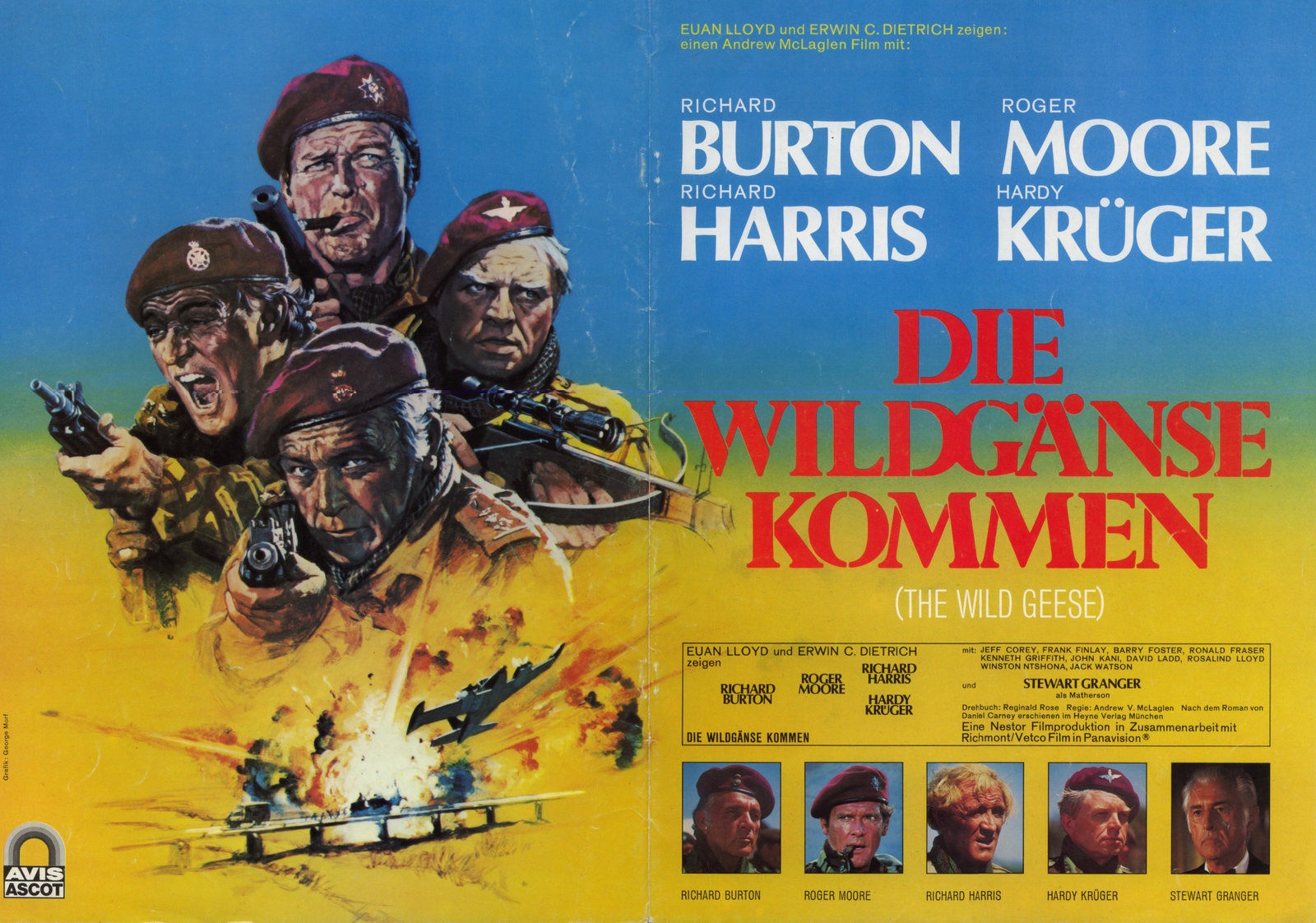 besetzung von die wildgänse kommen
