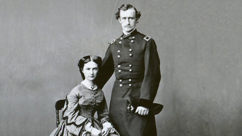 General George Armstrong Custer mit seiner Frau Elizabeth Bacon Custer – Bild: ARTE France /​ © Courtesy of NARA
