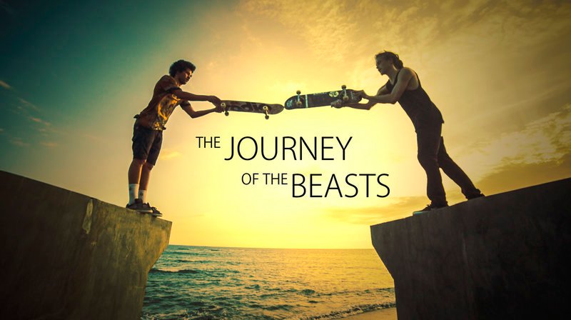 ?The Journey of the Beasts? ? eine faszinierende Reise mit dem Skateboard durch Indonesien (Octavio Trindade, links und Richard Naumertat, rechts). – Bild: MDR/​Sebastian Linda