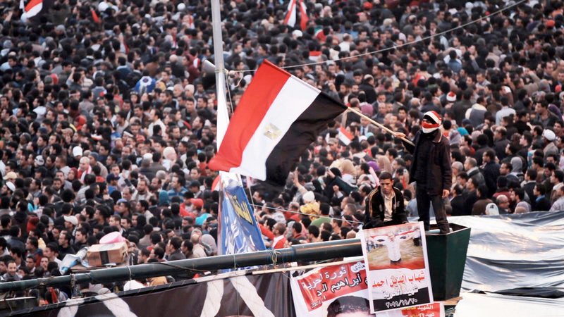 Demonstration in Kairo, Ägypten – Bild: ZDF 