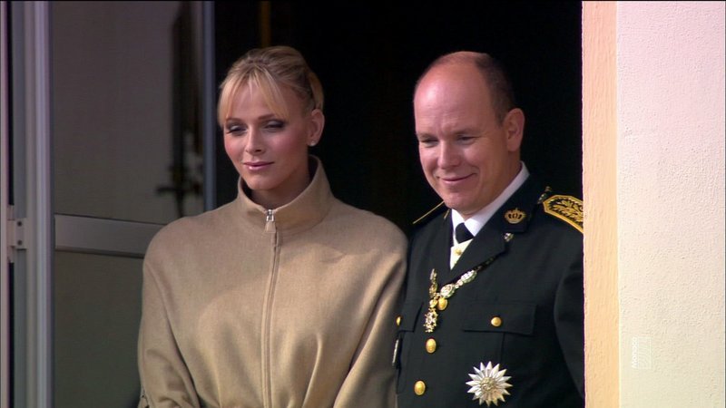 Prinz Albert und Charlene von Monaco. – Bild: ORF Prinz Albert und Charlene von Monaco. – Bild: ORF