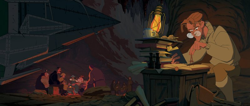 Der junge Wissenschaftler Milo Thatch macht sich mit einem Expertenteam auf die Suche nach der verlorenen Stadt. – Bild: Disney Channel Der junge Wissenschaftler Milo Thatch macht sich mit einem Expertenteam auf die Suche nach der verlorenen Stadt. – Bild: Disney Channel