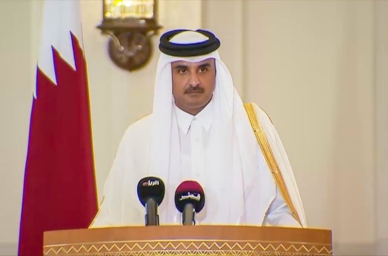 Scheich Tamim bin Hamad Al Thani, Staatsoberhaupt des Emirats Katar – Bild: ARTE France /​ © Flach Films
