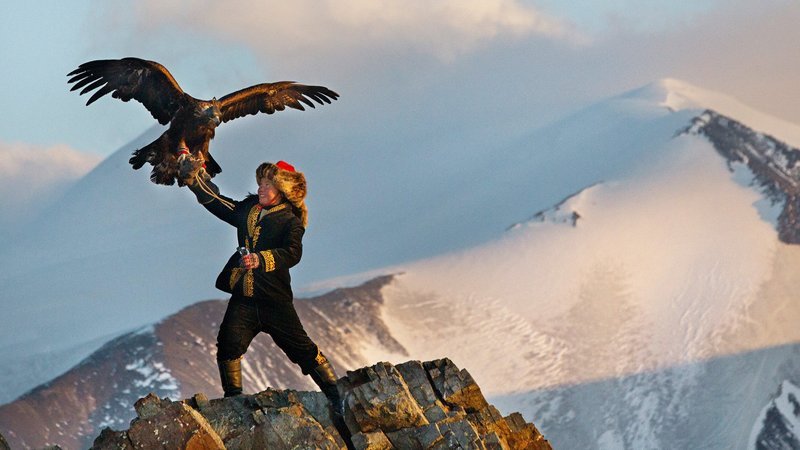 Aisholpan Nurgaiv Aisholpan möchte Adler-Jägerin werden – Bild: SRF/Praesens Film Aisholpan Nurgaiv Aisholpan möchte Adler-Jägerin werden – Bild: SRF/Praesens Film