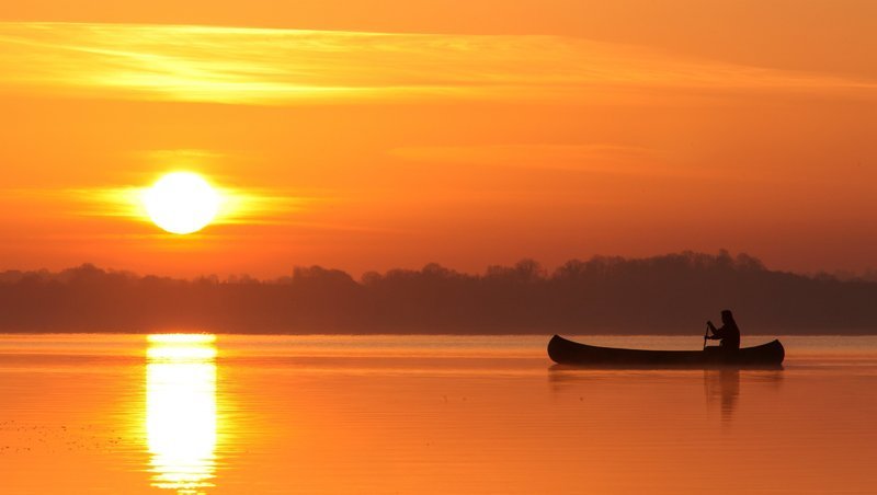 Der Fluss – Shannon bei Sonnenuntergang. – Bild: SWR