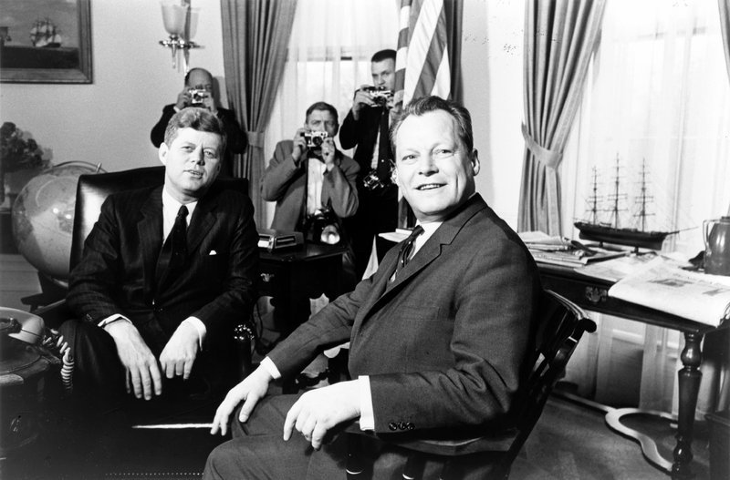 Brandt meeting John F. Kennedy in 1961 – Bild: CC0 Public Domain