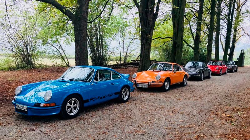 Damenausfahrt mit 911, mit dabei 911 Carrera RS BJ 1973 – Bild: SWR Damenausfahrt mit 911, mit dabei 911 Carrera RS BJ 1973 – Bild: SWR