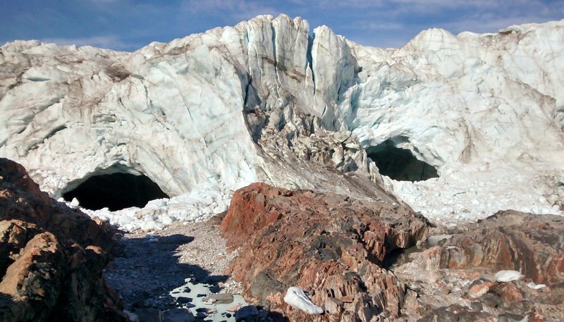 Die Eisschmelze in Grönland. – Bild: rbb Die Eisschmelze in Grönland. – Bild: rbb