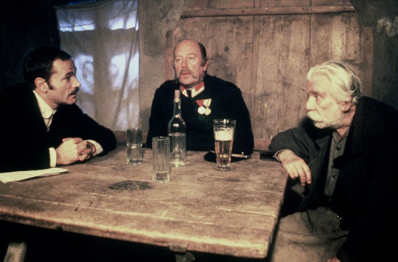 Franco Nero, Anton Dworak, Heinz Moog. – Bild: ORF