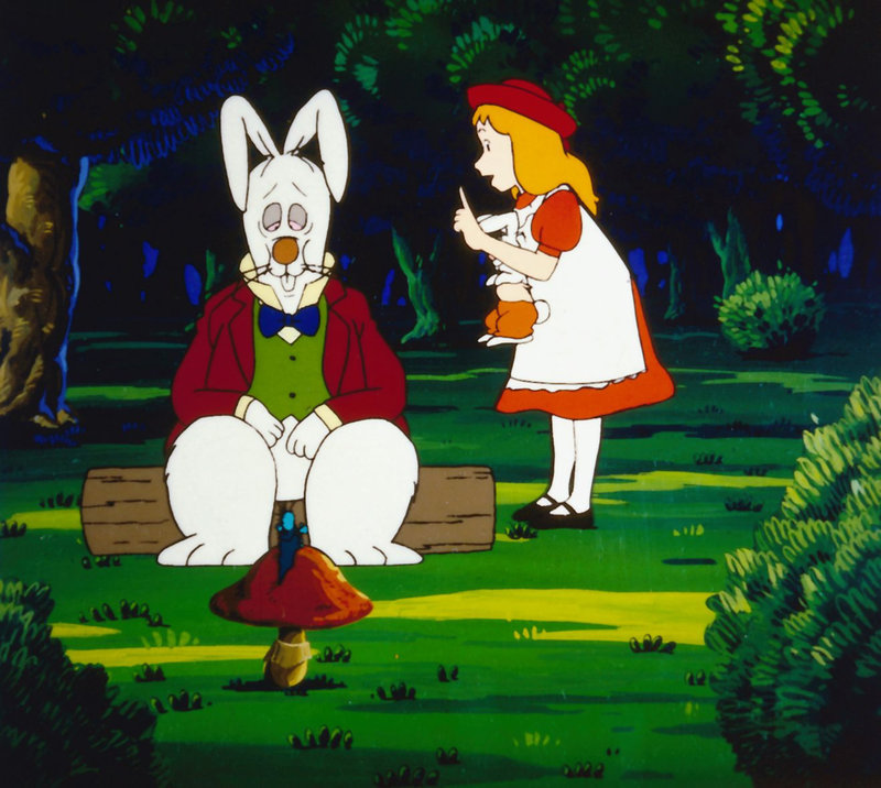 Alice Im Wunderland 19 32 Das Weisse Kaninchen Zieht Aus The White Rabbit Leaves Wonderland Fernsehserien De