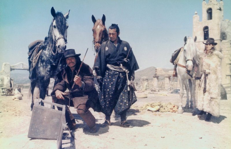 Charles Bronson, Toshiro Mifune, Ursula Andress – Bild: KIRCH MEDIA GMBH & CO. KG AA Charles Bronson, Toshiro Mifune, Ursula Andress – Bild: KIRCH MEDIA GMBH & CO. KG AA