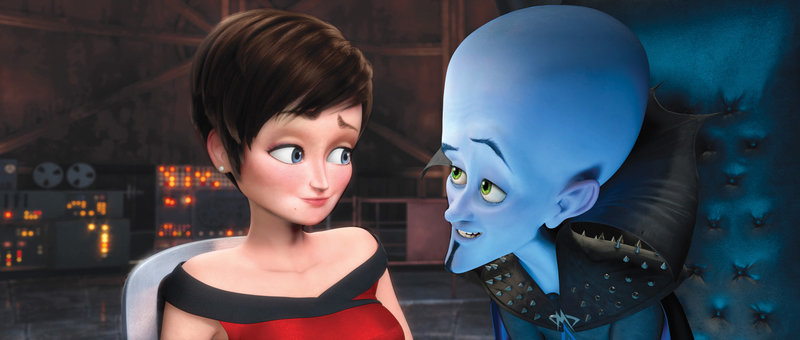 Was für ein schöner Anblick in seinen heiligen Hallen. Megamind (r.) freut sich immer über einen Besuch von Roxanne Ritchie (l.) ... – Bild: MEGAMIND" & © (CURRENT YEAR) DREAMWORKS ANIMATION LLC. ALL RIGHTS RESERVED. Was für ein schöner Anblick in seinen heiligen Hallen. Megamind (r.) freut sich immer über einen Besuch von Roxanne Ritchie (l.) ... – Bild: MEGAMIND" & © (CURRENT YEAR) DREAMWORKS ANIMATION LLC. ALL RIGHTS RESERVED.