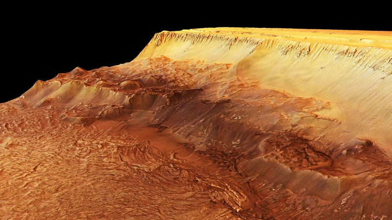 Nachdem Mars-Rover bereits erfolgreich auf dem Roten Planeten landeten, arbeiten NASA und ESA am ersten bemannten Marsflug. So sieht die Marsoberfläche aus. – Bild: DLR/​Agenda Media GmbHDieses Bild darf bis 31.12.2017 honorarfrei für redaktionelle Zwecke und nur im Rahmen der Progra