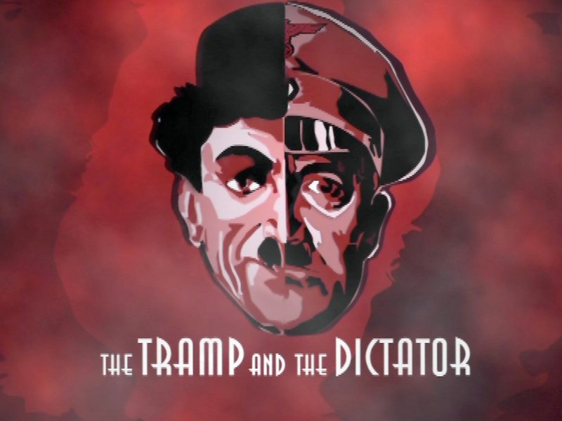 Plakat von „The Tramp and the Dictator“. – Bild: ORF