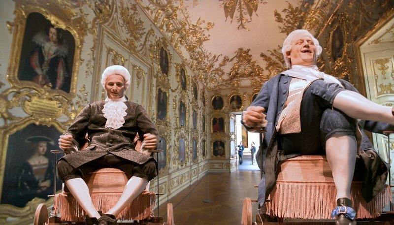 Legende oder wahre Geschichte – Rollstuhlrennen in der Bildergalerie. – Bild: SR/​Sven Rech