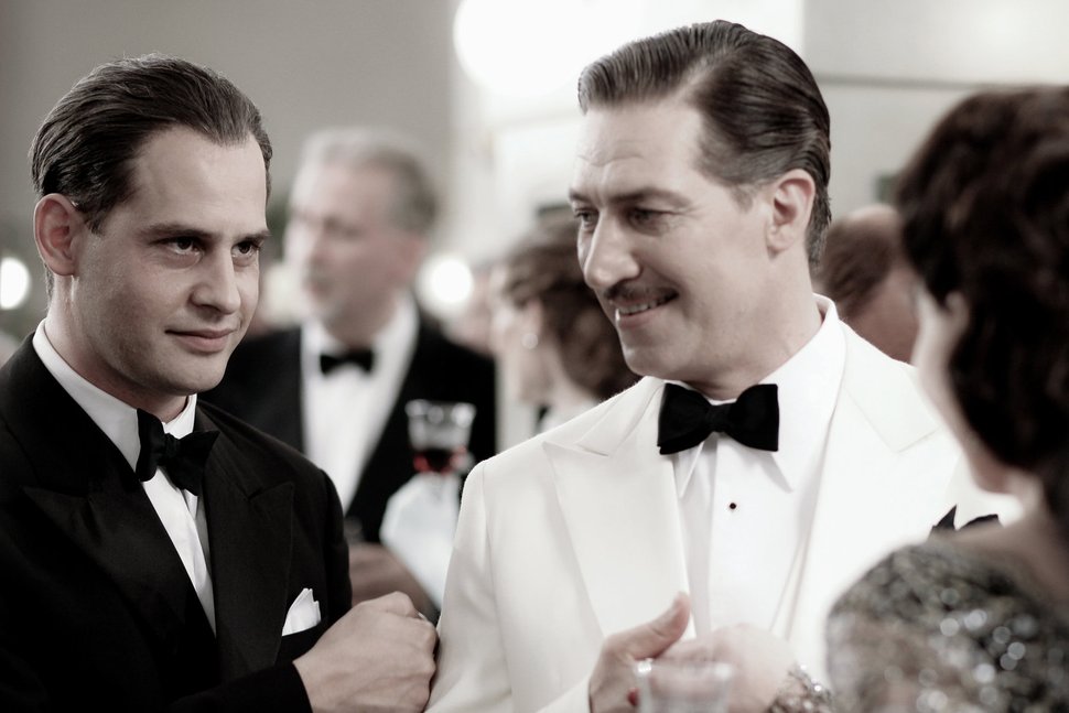 Moritz Bleibtreu (Goebbels), Tobias Moretti (Marian). – Bild: ORF/Novotny Film/Petro Domenigg