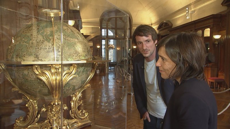 Recherchen in Paris: Die Kulturhistoriker David Blankenstein und Bénédicte Savoy auf den Spuren der Gebrüder Humboldt – Bild: ZDF und Jürgen Dombrowski