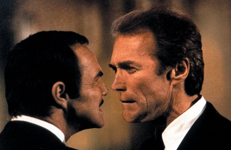Mike Murphy (Burt Reynolds, l.); Speer (Clint Eastwood, r.) – Bild: Tele 5