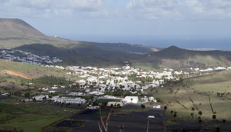 Blick auf Haria auf Lanzarote. – Bild: HR
