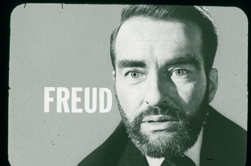 Freud – Artwork – Blickt auch in die Dämmerwelt seiner eigenen Seelenabgründe: Dr. Sigmund Freud (Montgomery Clift) … – Bild: NBC UNIVERSAL International Lizenzbild frei