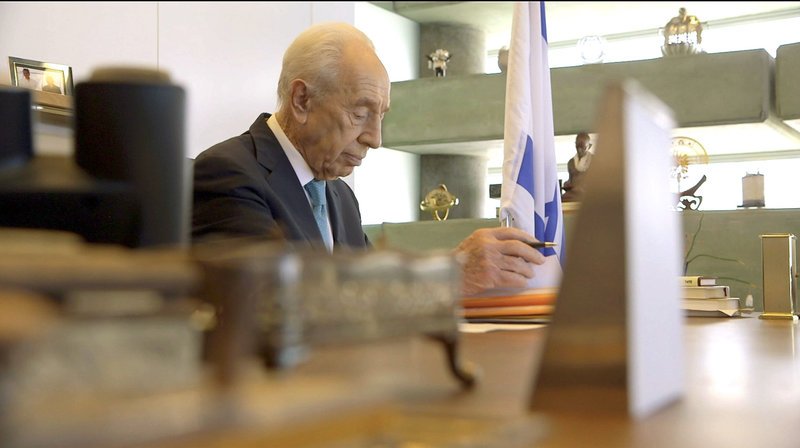 Schimon Peres, damals Vize-Verteidigungsminister, später Regierungschef und Staatspräsident. – Bild: BR/​NDR/​Spiegel TV, Hamburg