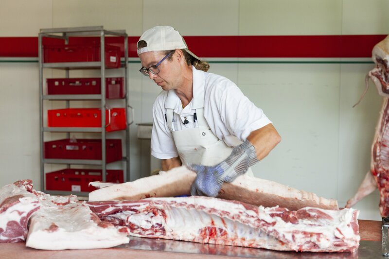 Johann Leitner von „Leitners-Mangalitza“ – Bild: ServusTV