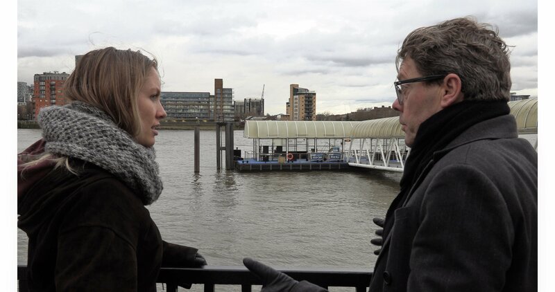 Die Filmautoren Charles Kriel und seine Lebenspartnerin Katharina Viken in London. – Bild: ZDF und David McCormick.