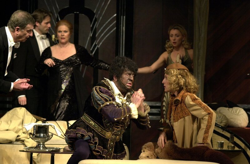 Gideon Singer (Saunders), Erich Altenkopf (Page), Gabriele Jacoby (Diana), Otto Schenk (Tito Merelli), Kathrin Beck (Maggie), Isabella Gregor (Maria). – Bild: ORF