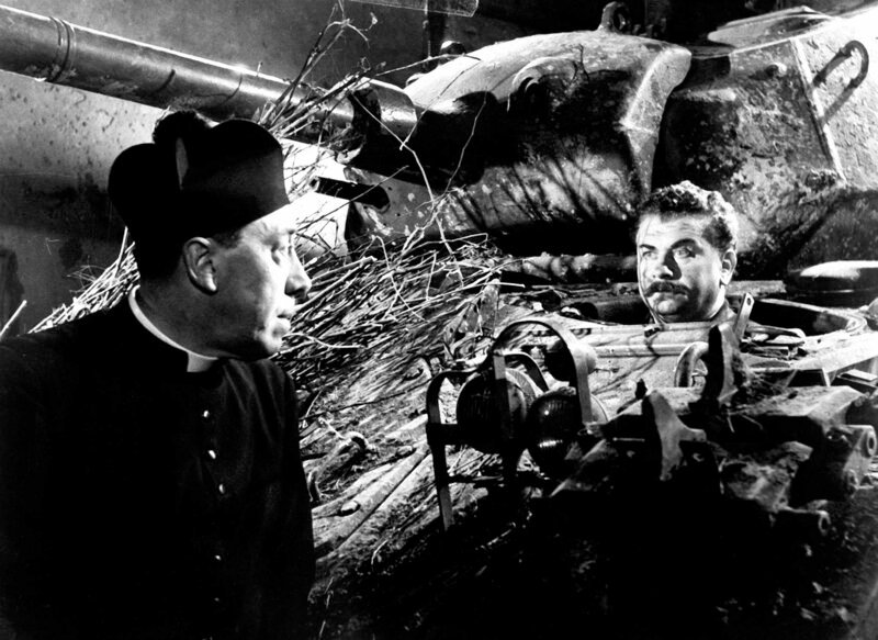 Zum 100. Geb. v. Fernandel am 8.5.2003: „Die große Schlacht des Don Camillo“. Im Bild: Fernandel, Gino Cervi. – Bild: ORF/​-. Andere Verwendung
