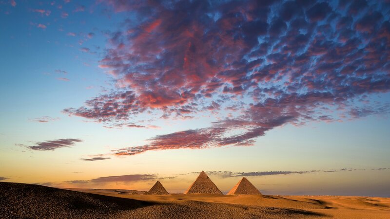 One of the seven wonders of the ancient world, the Great Pyramid, Giza – Bild: Getty Images /​ Nick Brundle Lizenzbild frei