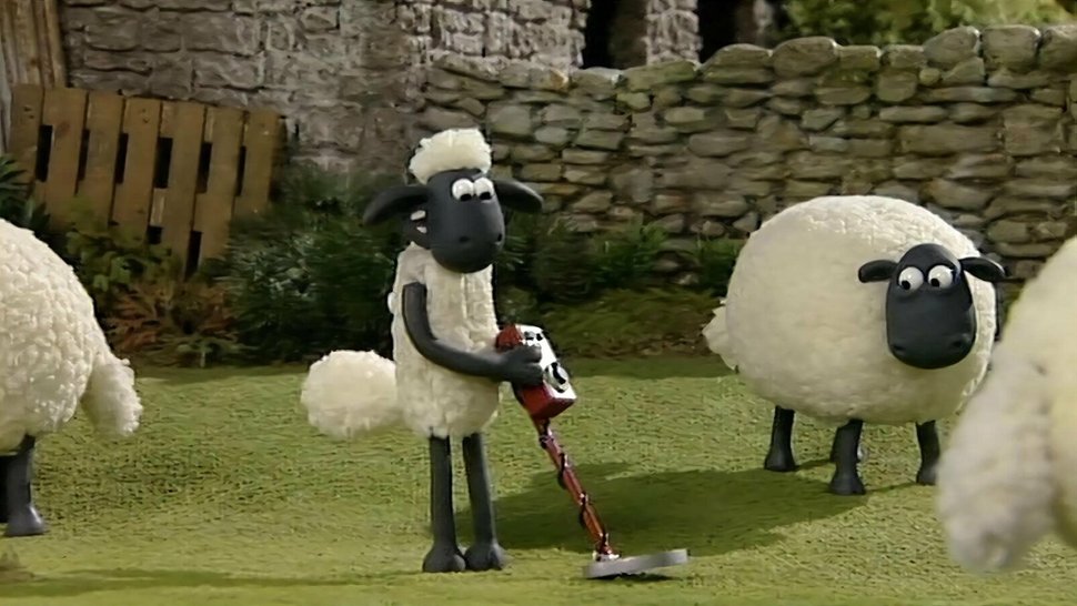 E sheep. Shaun the Sheep gif. Maxi Shaun das Schaf der Dino.