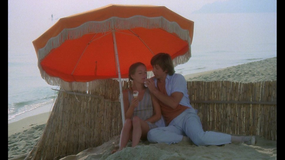 Bilitis (Patti D’Arbanville) und Lucas (Bernard Giraudeau) – Bild: Busch Media