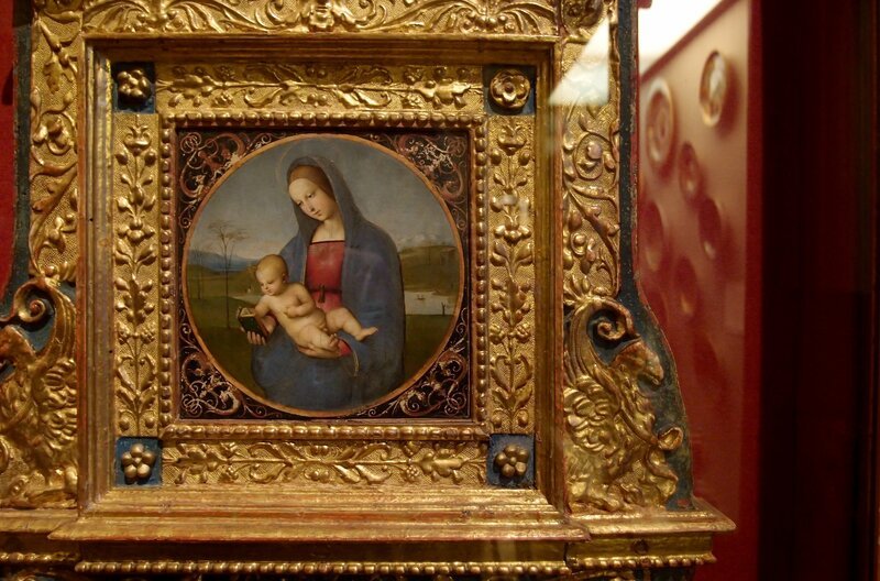 Die ?Conestabile Madonna? (1504) von Raffael befindet sich ebenfalls in der Eremitage in Sankt Petersburg. – Bild: Arts Alliance Distribution /​ © Arts Alliance Distribution