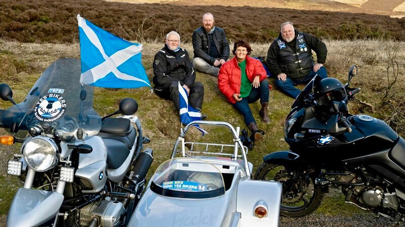 YES BIKERS – Für die schottische Unabhängigkeit – Bild: NDR/Sven Barends YES BIKERS – Für die schottische Unabhängigkeit – Bild: NDR/Sven Barends