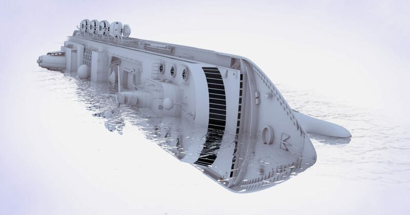 Moderne Kreuzfahrtschiffe sind schwimmende Städte. Manche Schiffe befördern mitunter über 8.000 Passagiere. Bei einem Schiffsunglück werden so schnell Titanic-Ausmaße erreicht. (Animation) – Bild: WELT