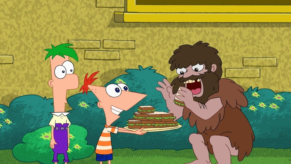 Phineas und Ferb S03E08a Steinzeitalter (TriStone Area