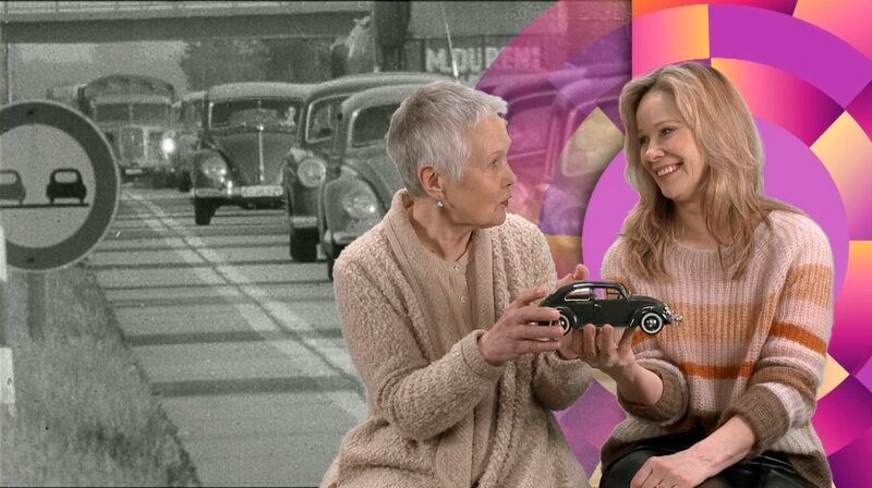 Schauspielerin Ann-Kathrin Kramer (r) mit ihrer Mutter Karin Stuhl. – Bild: WDR Schauspielerin Ann-Kathrin Kramer (r) mit ihrer Mutter Karin Stuhl. – Bild: WDR
