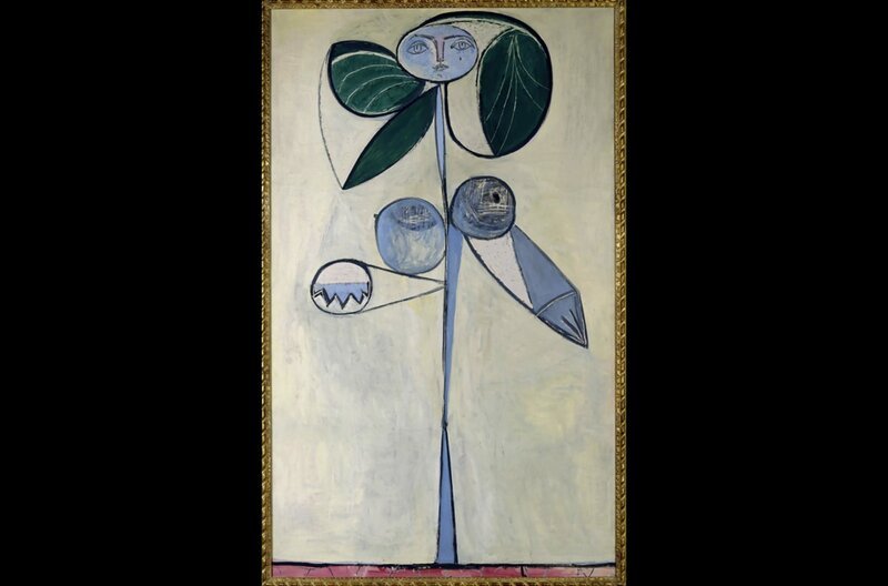 Françoise Gilot inspirierte Picasso zu einer Reihe von Porträts. Im Frühjahr 1946 entstand das Gemälde “Blumenfrau“, das später in einer Vielzahl von Werken verwendet wurde. Françoises grünes Haar in diesem Porträt wurde von Matisse inspiriert. – Bild: arte