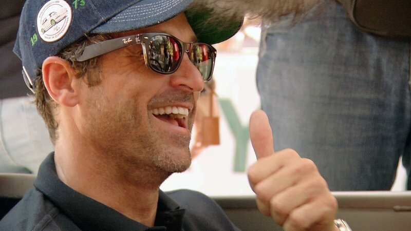 Patrick Dempsey bei der Ennstal-Classic 2015. – Bild: ORF/​Vaughan Video Production