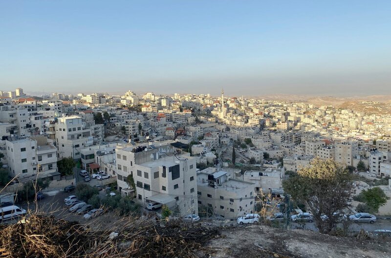 Blick auf Jerusalem. – Bild: ZDF und HR/​Natascha Rhein.