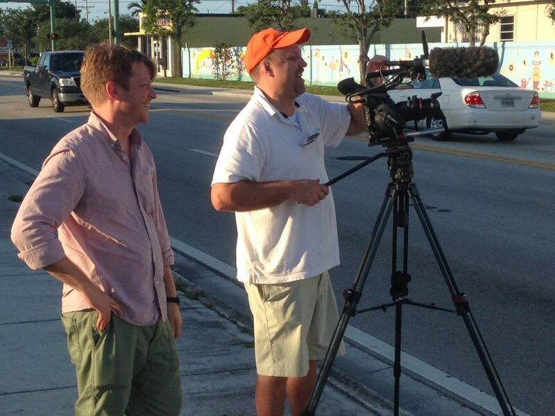 Behind the scenes: Producer Darren Coyle with Director of Photography Ted Tuel. – Bild: Discovery Communications, LLC. Lizenzbild frei