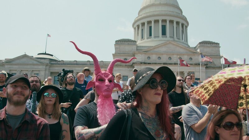 Die Anhänger des „Satanic Temple“ sehen in Satan einen Rebell gegen despotische Strukturen. – Bild: ZDF und © Naiti Gámez. Die Anhänger des „Satanic Temple“ sehen in Satan einen Rebell gegen despotische Strukturen. – Bild: ZDF und © Naiti Gámez.